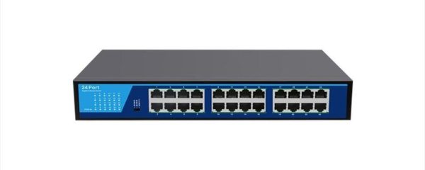 NET Switch DIEWU 24-port 10/100/1000M TXE238 (MTK /EN8853D) IRON SHELL 13" METAL BLACK