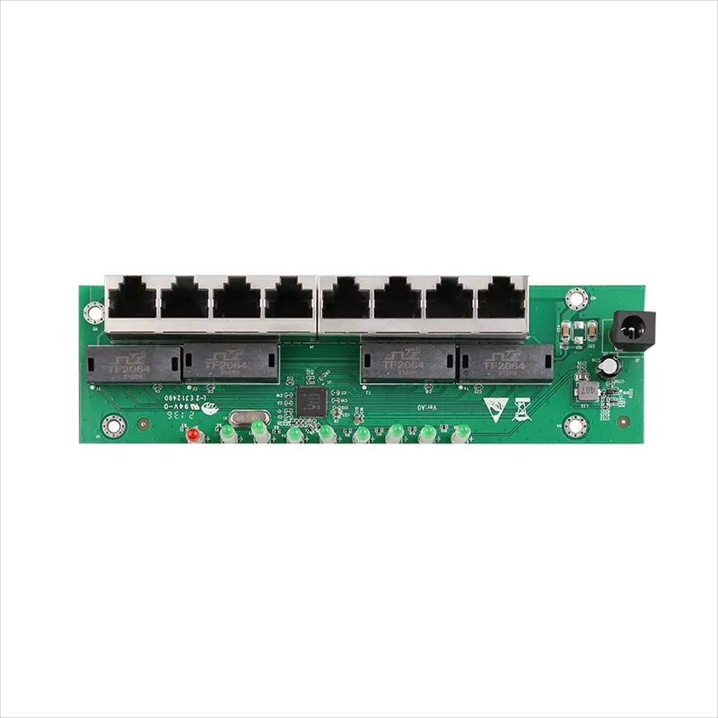 NET Switch DIEWU 8-port 10/100 EMBREDDED TXE186 ICPlus /IP178G, METAL 17456