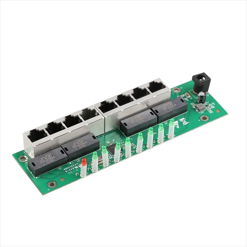 NET Switch DIEWU 8-port 10/100 EMBREDDED TXE186 ICPlus /IP178G, METAL 17456