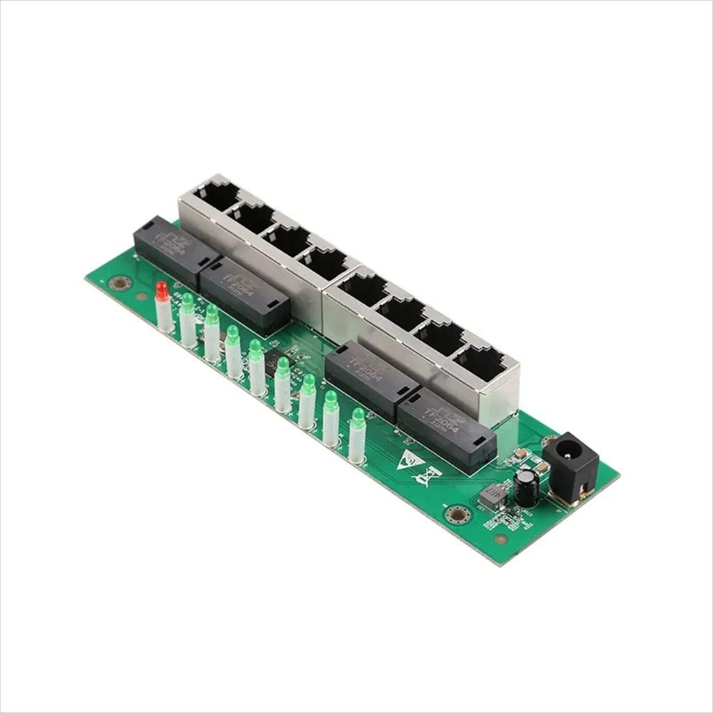 NET Switch DIEWU 8-port 10/100 EMBREDDED TXE186 ICPlus /IP178G, METAL 17456
