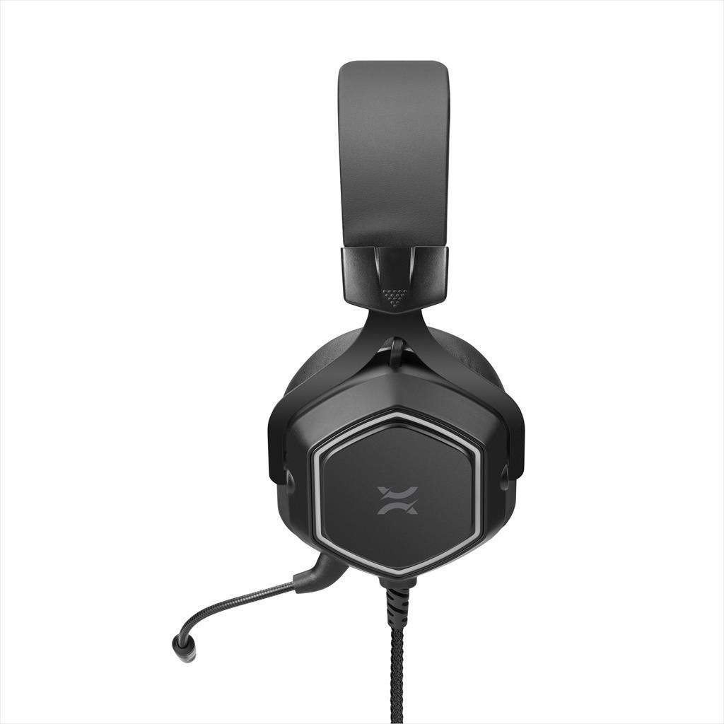 HEADPHONE NOXO VERTEX GAMING HEADSET,DETACHABLE FLEXIBLE MICROPHONE, USB, VIRTUAL 7.1 SOUND, ILLUMINATED EAR CUPS AND MICROPHONE, BRAIDED CABLE 41257