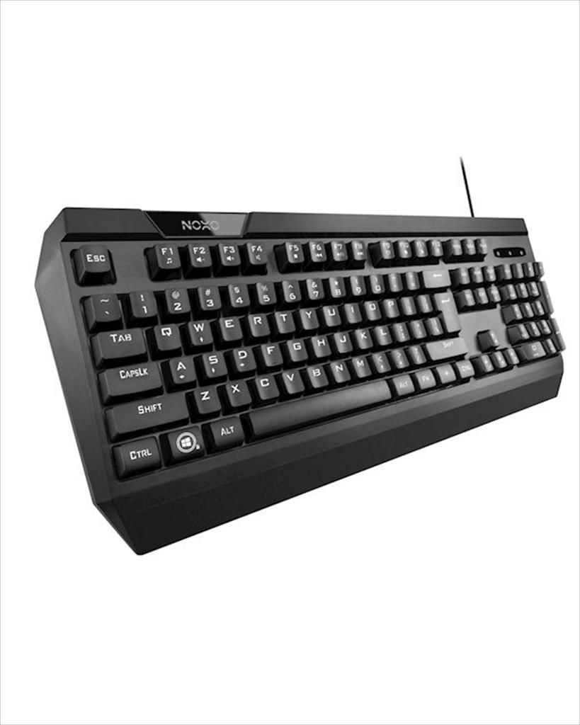 KEYBOARD WIRED USB NOXO ORIGIN, GAMING KEYBOARD, RAINBOW BACKLIGHT, BLACK 08520