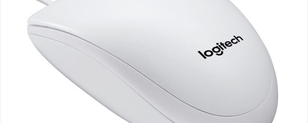 MOUSE WIRED USB LOGITECH B100 WHITE 910-003360