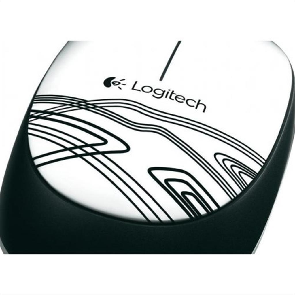 MOUSE WIRED USB LOGITECH M105 White, 910-002941 07129