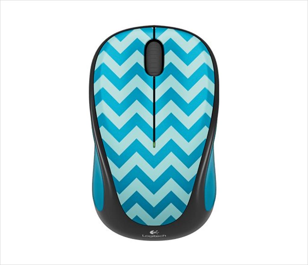 MOUSE WIRELESS USB LOGITECH M238 Play Collection - TEAL CHEVRON, Unify ready, 910-004520 07131