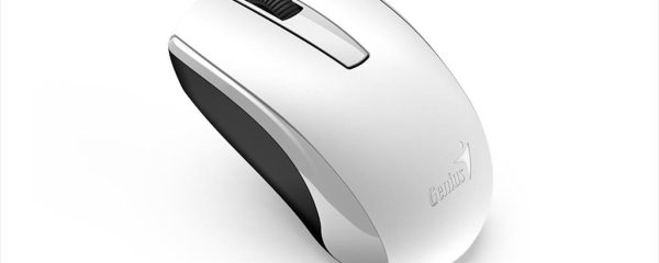 MOUSE WIRELESS USB GENIUS ECO-8100 RECHARGEABLE  WHITE