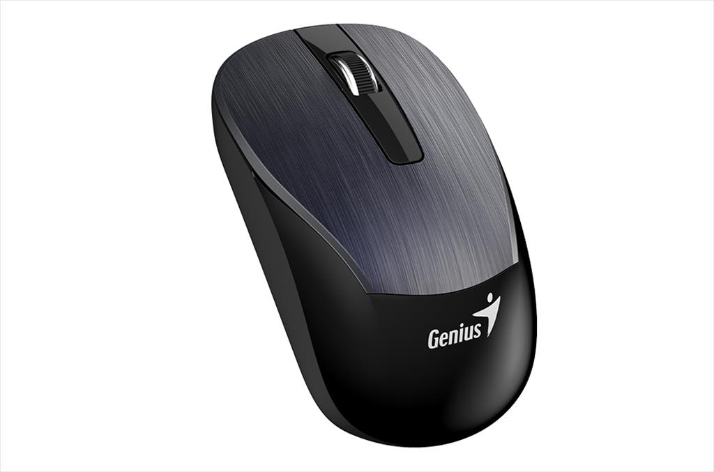 MOUSE WIRELESS USB GENIUS ECO-8015 RECHARGEABLE IRON GRAY 07160