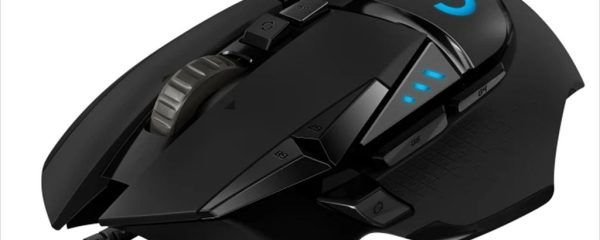 MOUSE WIRED USB LOGITECH G502 HERO LIGHTSYNC RGB BLACK  910-005470
