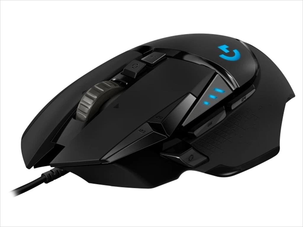 MOUSE WIRED USB LOGITECH G502 HERO LIGHTSYNC RGB BLACK 910-005470 07164