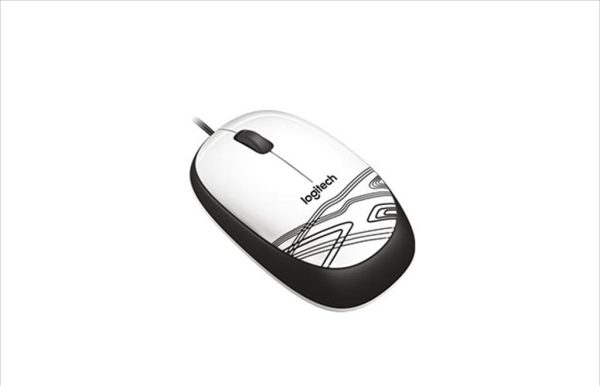 Mouse wired usb logitech m105 white, 910-002932