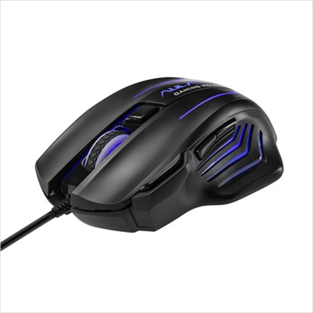 MOUSE WIRED AULA , Ghost Shark Lite, USB, 6400DPI, Weight system (4x4,5g) Black 07233