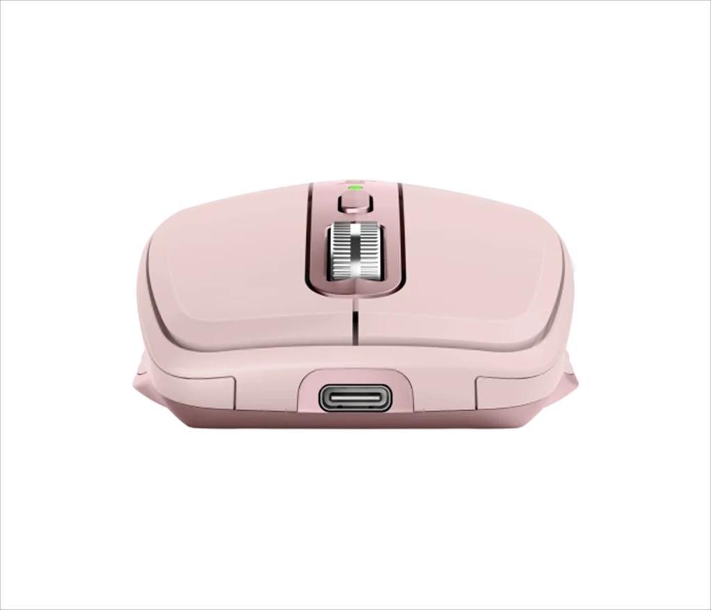 MOUSE WIRELESS USB LOGITECH MX Anywhere 3 w/Bluetooth Multi-device rose, Unify, 910-005990 07261