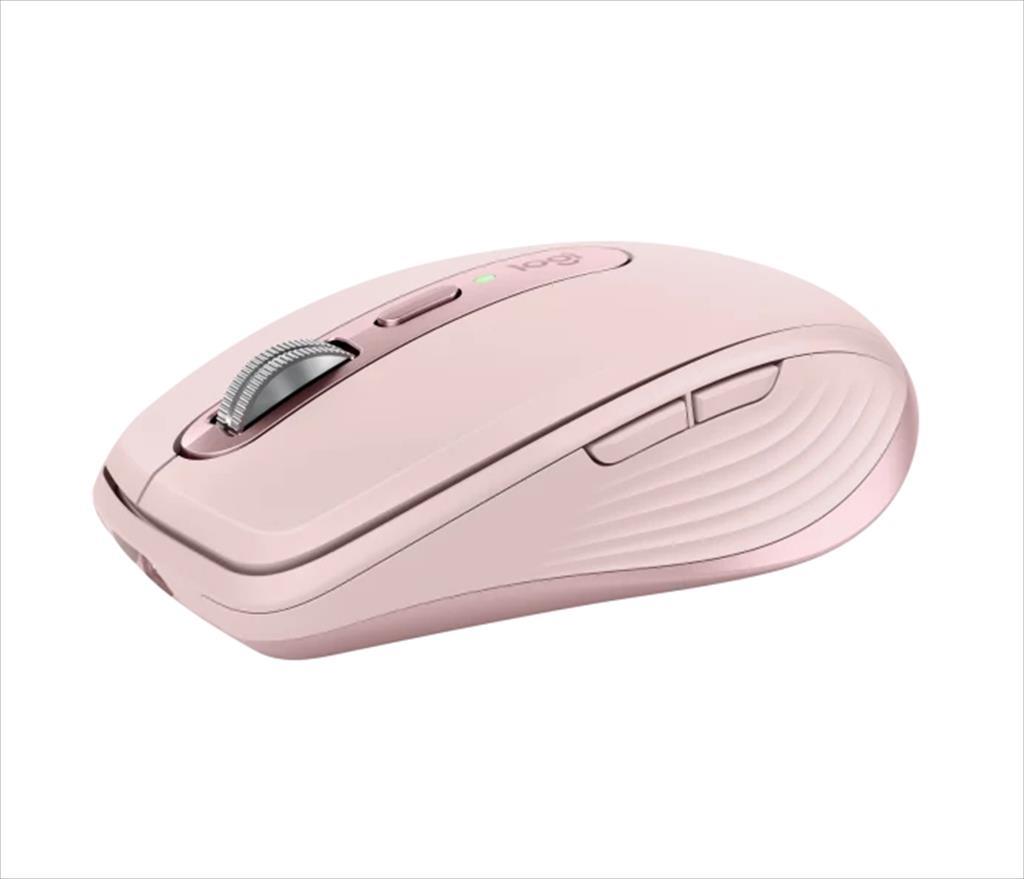 MOUSE WIRELESS USB LOGITECH MX Anywhere 3 w/Bluetooth Multi-device rose, Unify, 910-005990 07261