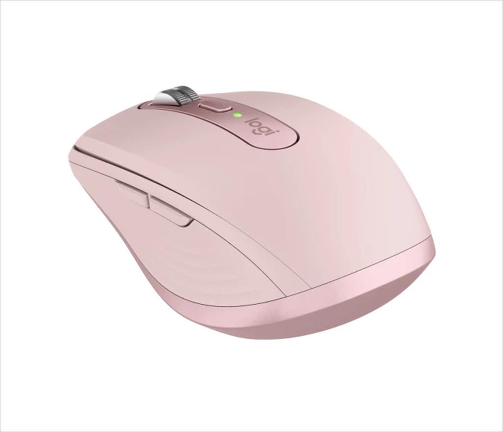 MOUSE WIRELESS USB LOGITECH MX Anywhere 3 w/Bluetooth Multi-device rose, Unify, 910-005990 07261