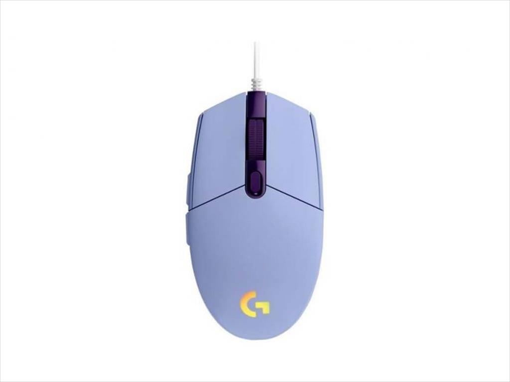 MOUSE WIRED USB LOGITECH G102 LIGHTSYNC RGB, LILAC 910-005854 07263