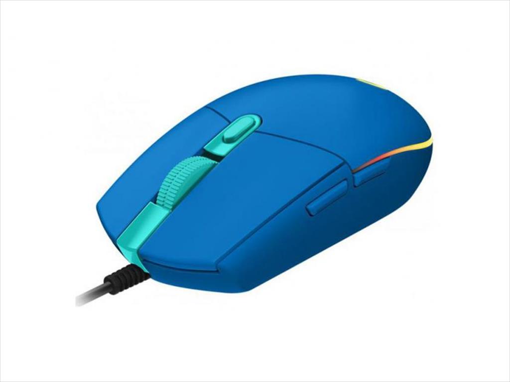 MOUSE WIRED USB LOGITECH G102 LIGHTSYNC RGB, BLUE 910-005801 07284