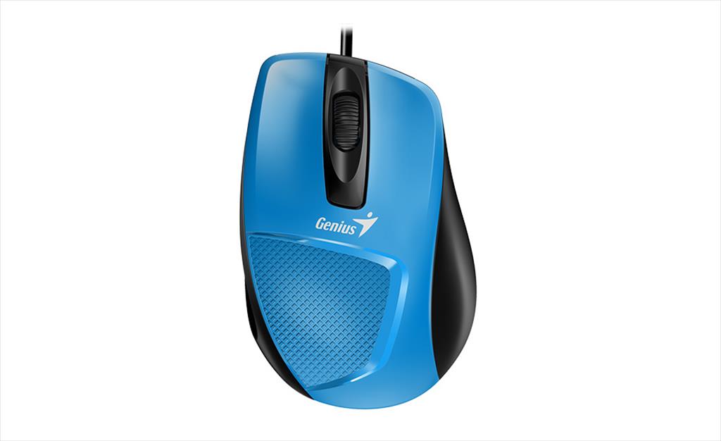 MOUSE WIRED USB GENIUS DX-150 Blue 07293