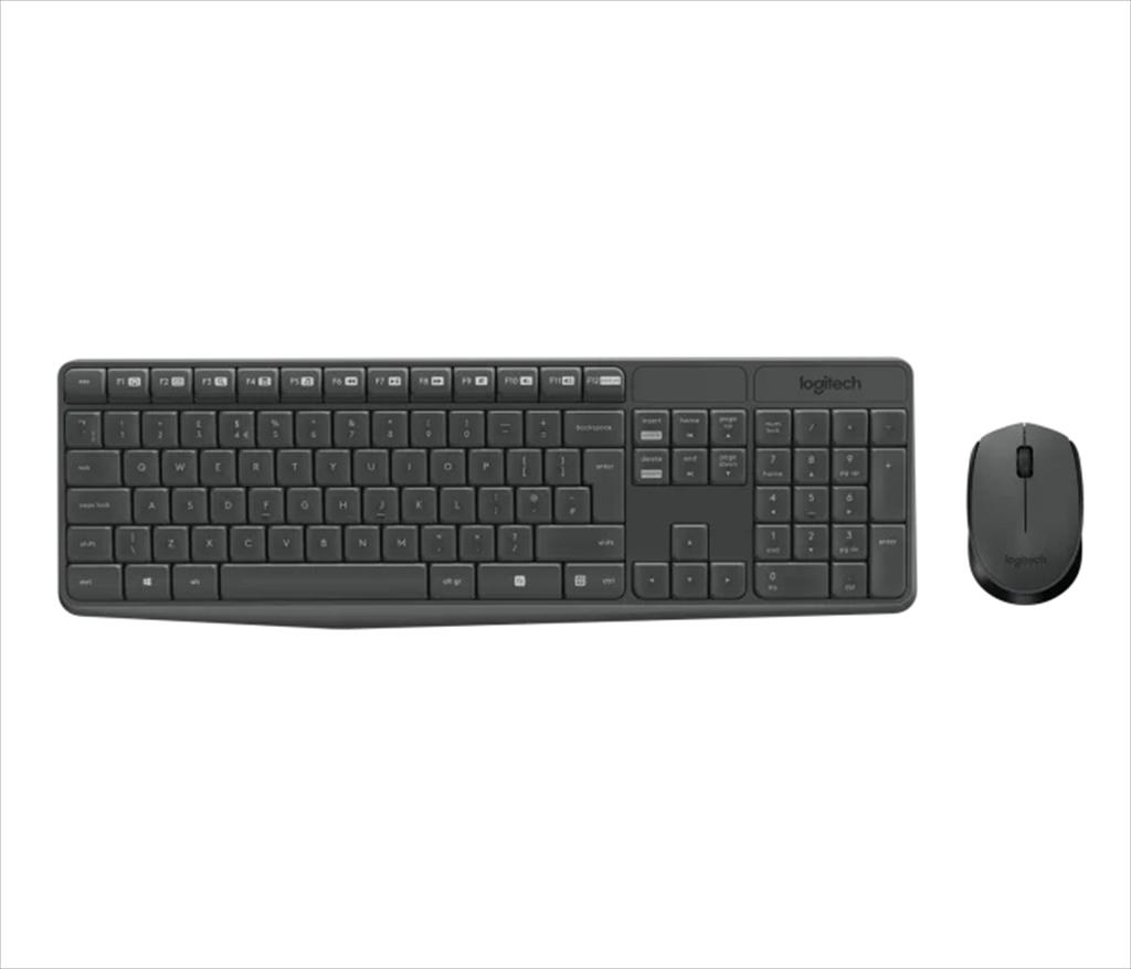 COMBO KEYBOARD AND MOUSE WIRELESS LOGITECH MK235 Grey 920-007931 08065