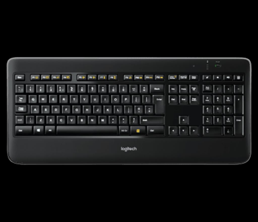 KEYBOARD WIRELESS LOGITECH Illuminated K800 Unify 920-002380 08104