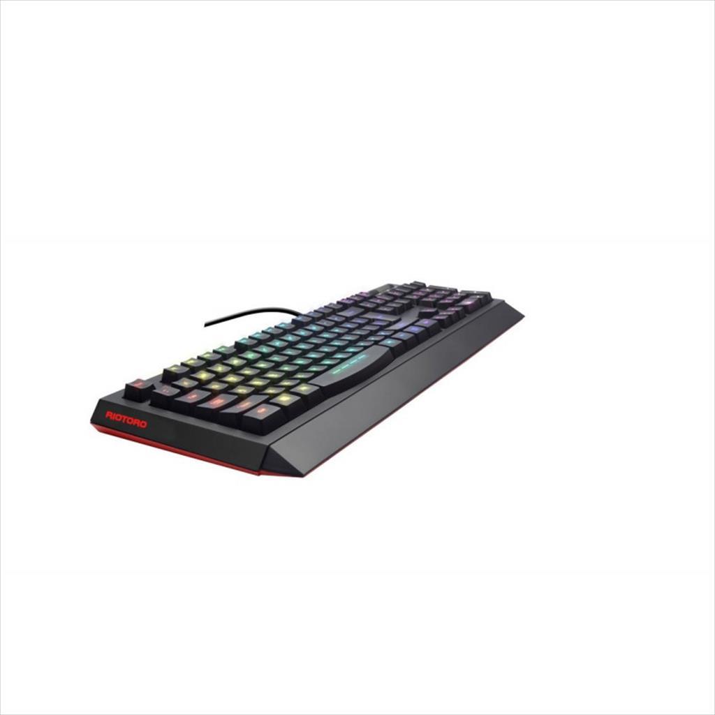 KEYBOARD WIRED USB RIOTORO GHOSTWRITER CLASSIC RGB , 2X USB HUB, KR610-NA 08141