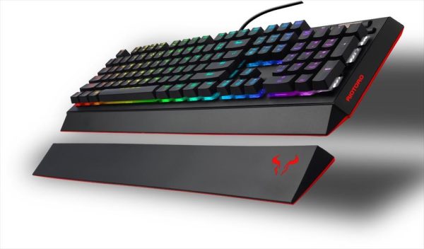 Keyboard mechanical riotoro ghostwriter prism rgb cherry mx brown kr700-xpbn