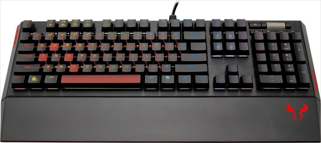 KEYBOARD MECHANICAL RIOTORO GHOSTWRITER PRISM RGB Cherry MX Brown KR700-XPBN 08142