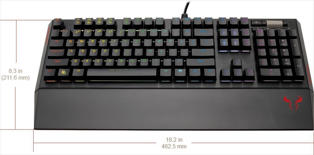 KEYBOARD MECHANICAL RIOTORO GHOSTWRITER PRISM RGB Cherry MX Brown KR700-XPBN 08142