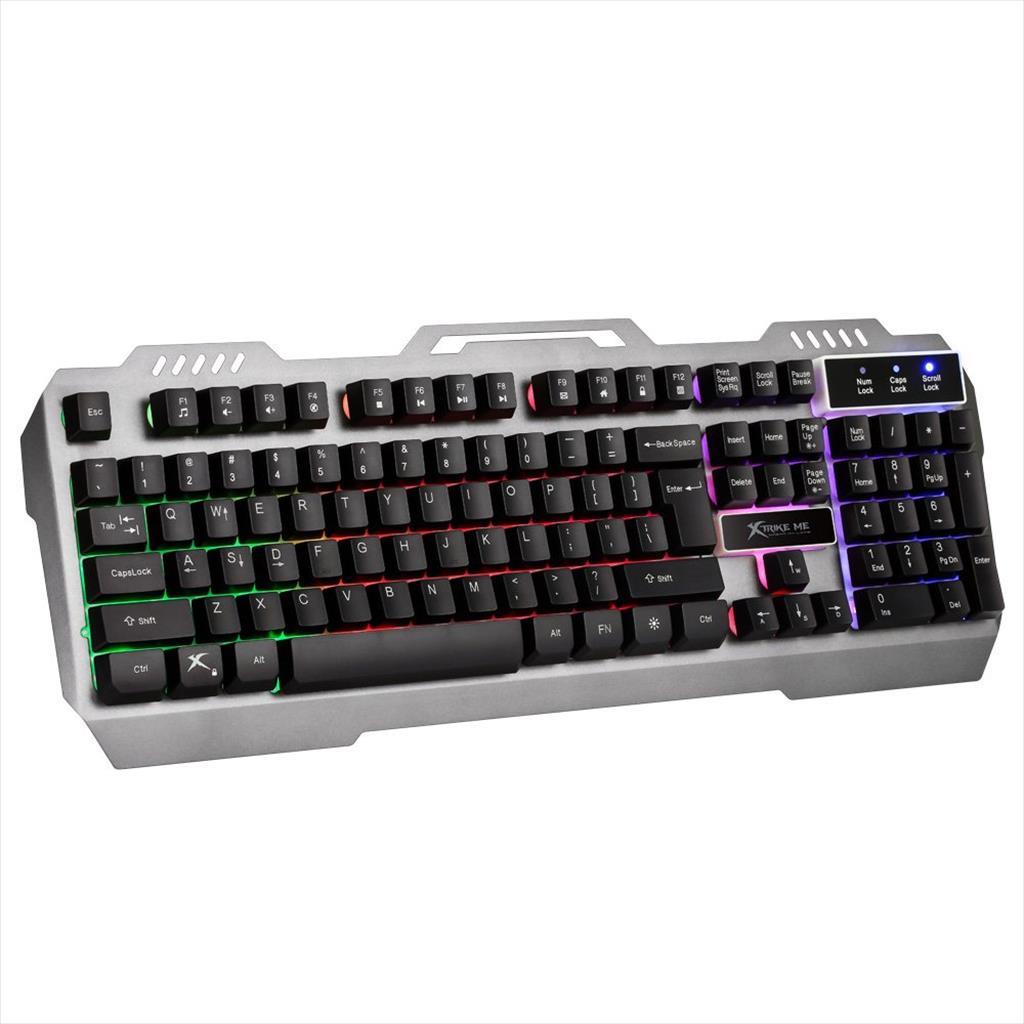 KEYBOARD WIRED USB XTRIKE ME KB505, 5 color rainbow backlight 08159