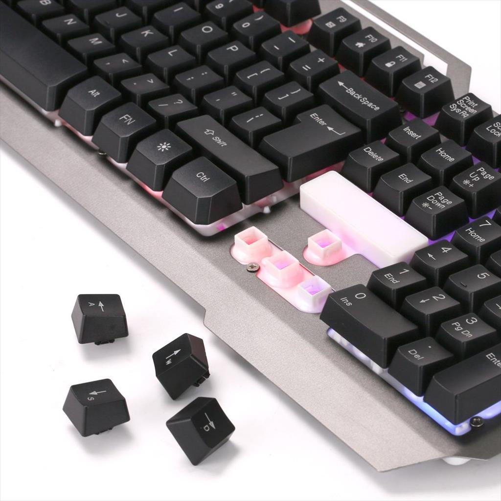 KEYBOARD WIRED USB XTRIKE ME KB505, 5 color rainbow backlight 08159