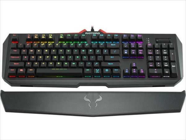 Keyboard mechanical riotoro ghostwriter elite rgb cherry mx silent red kr910-xp