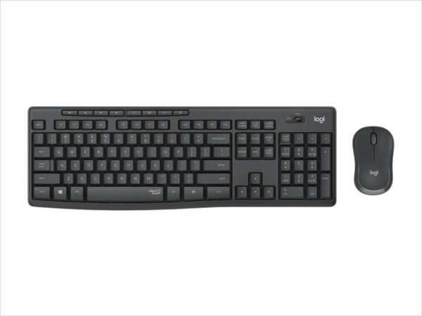Combo keyboard and mouse wireless logitech mk295 silent graphite 920-009800