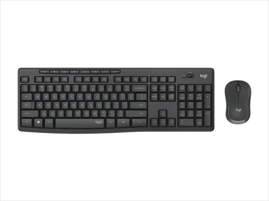 COMBO KEYBOARD AND MOUSE WIRELESS LOGITECH MK295 SILENT Graphite 920-009800 08176