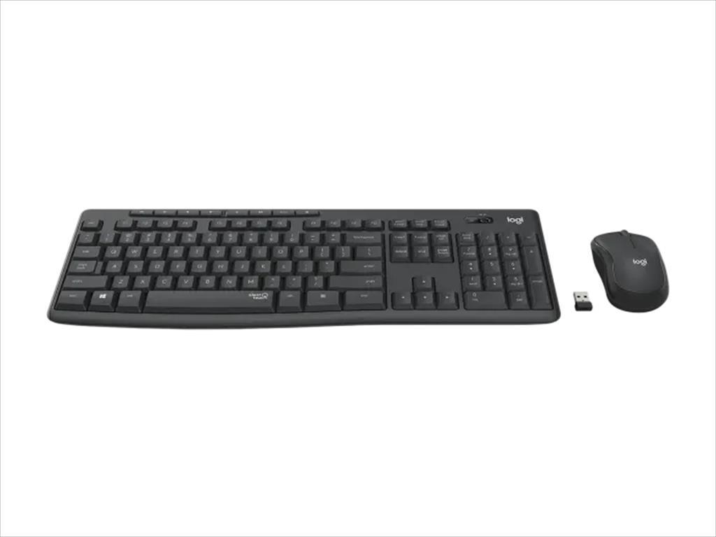 COMBO KEYBOARD AND MOUSE WIRELESS LOGITECH MK295 SILENT Graphite 920-009800 08176