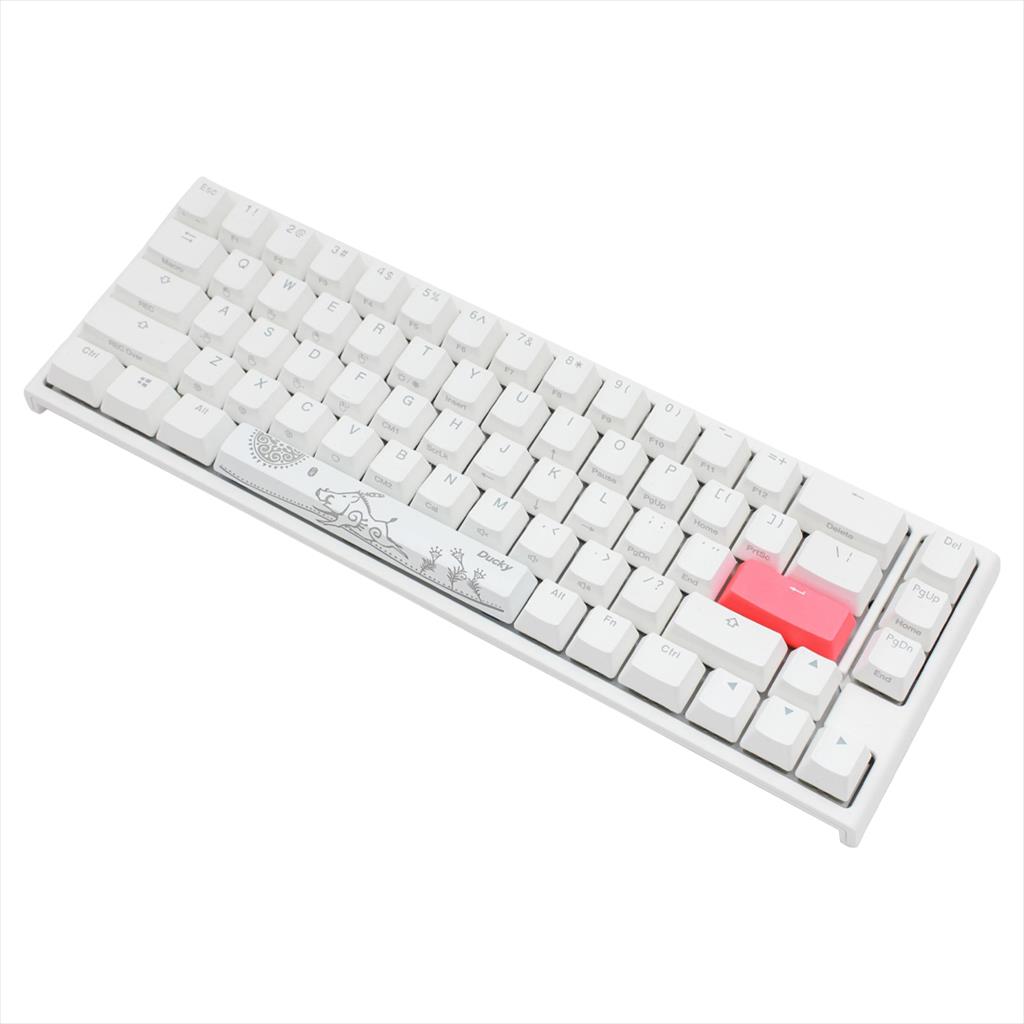 KEYBOARD MECHANICAL DUCKY ONE 2 SF RGB 65% PBT Double-shot keycaps Kailh BOX Brown, Pure White DKON1967ST-KUSPDWWTK 08214