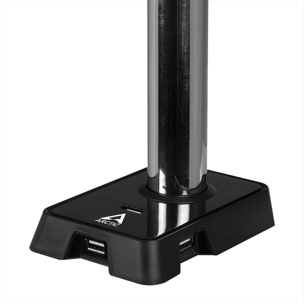 MONITOR STAND ARCTIC Z2 (Gen 3) , 2 MONITORS, up to 34",VESA 100/75mm, Tilt, Swivel, Rotation, 8kg per arm, w/ 4x USB 2.0, AEMNT00053A 09461