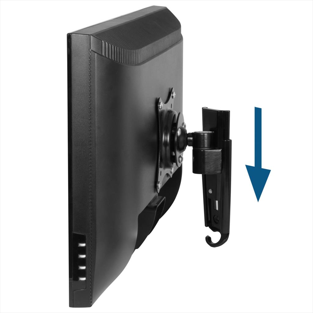 MONITOR WALL MOUNT ARCTIC W1A, 1 MONITOR 13"-43", VESA 100/75mm, Tilt, Swivel, Rotation, 20kg, ORAEQ-MA005-GB 09463