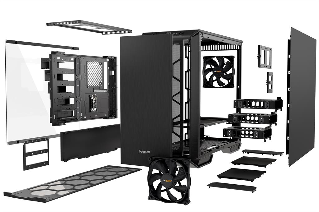 CASE BE QUIET! ATX Mid-Tower Dark Base 700, 2x140mm Silent Wings 3 PWM,Fan controller, w/WINDOW, RGB LED illumination, Black BGW23 02214