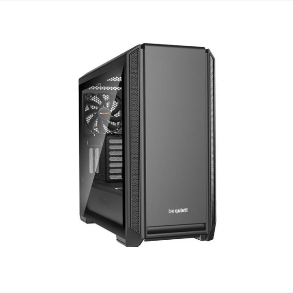 CASE BE QUIET! ATX Mid-Tower Silent Base 601, 2x140mm Pure Wings 2,Fan controller, Extra thick insulation mats, w/WINDOW, Black BGW26 02232