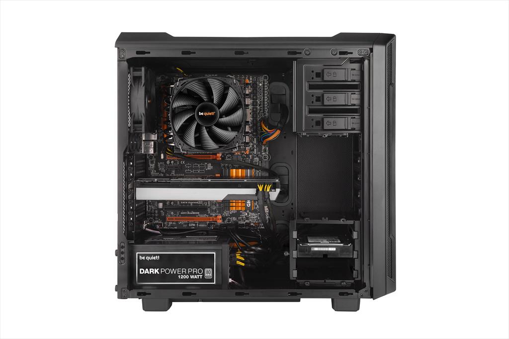 CASE BE QUIET! ATX Mid-Tower Silent Base 600, 1x120mm & 1x140mm Pure WIngs 2, Fan controller, w/WINDOW and OD DVD slot, Black, BGW06 02248
