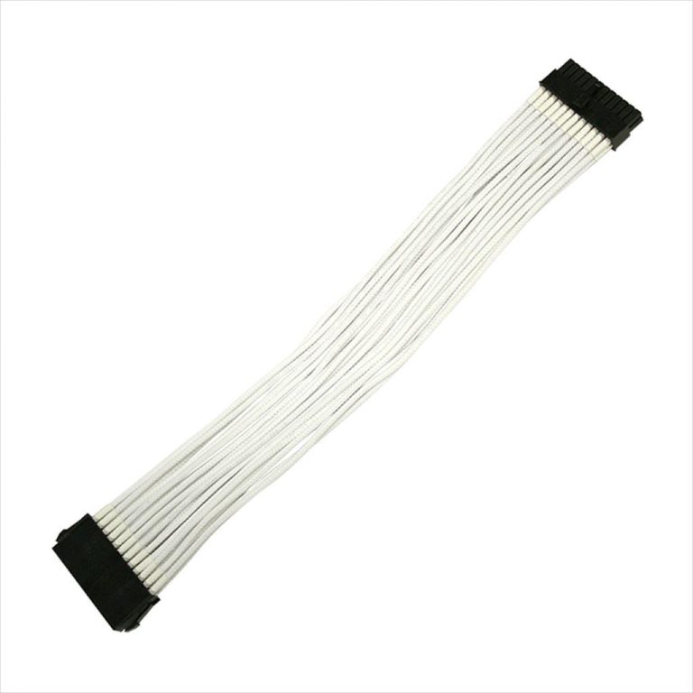 EXTENSION PSU NANOXIA ATX 24-pin 30cm WHITE, NX24V3EW
