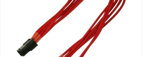 EXTENSION PSU NANOXIA PCI-E 6+2-pin 30cm RED, NXP683ER
