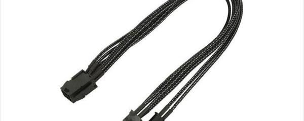 EXTENSION PSU NANOXIA PCI-E 6+2-pin 30cm BLACK, NXP683E