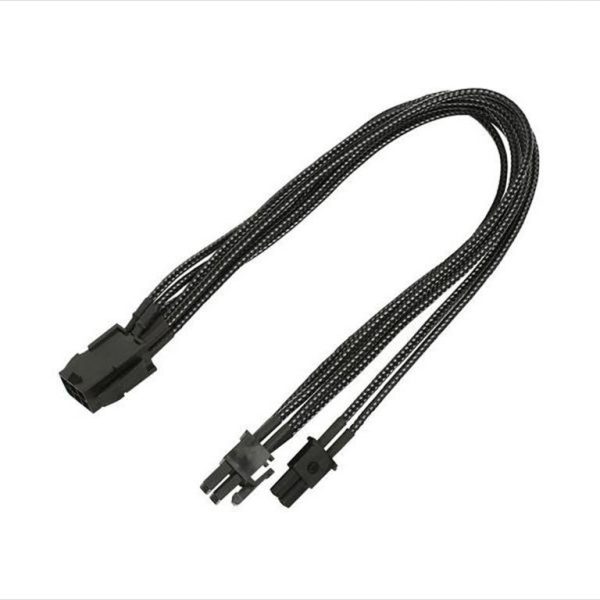 EXTENSION PSU NANOXIA PCI-E 6+2-pin 30cm BLACK, NXP683E 13300