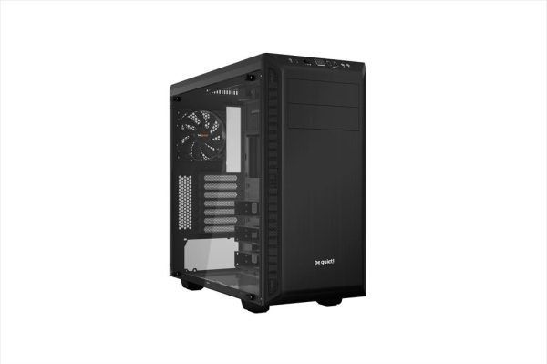 Case be quiet! atx mid-tower pure base 600, 1x140mm pure wings 2,1x120mm pure wings 2, extra insulation mats, w/ window, w/ od dvd slot, black bgw21