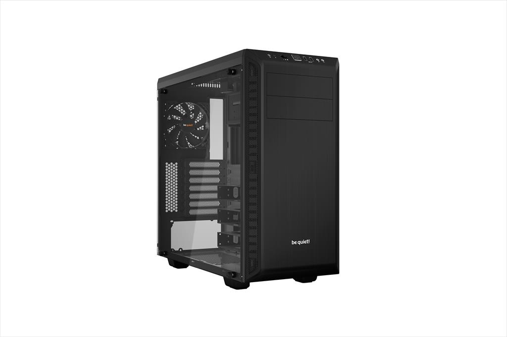 CASE BE QUIET! ATX Mid-Tower Pure Base 600, 1x140mm Pure Wings 2,1x120mm Pure Wings 2, Extra insulation mats, w/ WINDOW, w/ OD DVD slot, Black BGW21 02306