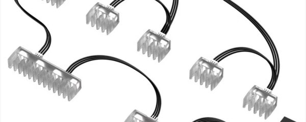 NZXT HUE 2 Cable Comb RGB 2x 24-Pin, 5x 8-Pin, AH-2PCCA-01