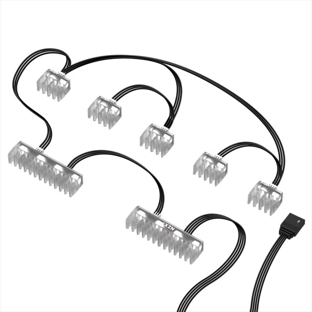 NZXT HUE 2 Cable Comb RGB 2x 24-Pin, 5x 8-Pin, AH-2PCCA-01 16037