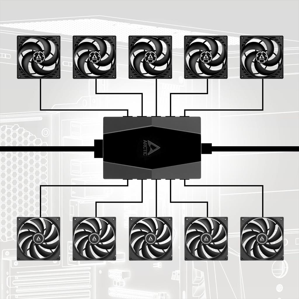 FAN CONTROLLER ARCTIC , 10x 4-pin PWM, ACFAN00175A 16081