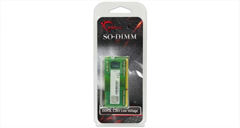 RAM SO DIMM DDR3 4GB 1600MHz G.SKILL F3-1600C11S-4GSL 1.35V