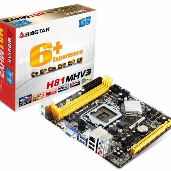 MB 1150 H81MHV3 BIOSTAR 2xDDR3 1600Mhz, PCIex16, PCIex1,2xSATA III, 2xSATAII, 4xUSB 2.0, 2xUSB 3.0, HDMI, VGA, COM port header 18171